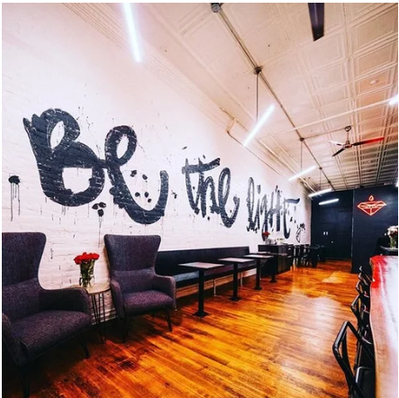 picture of the interior building of 392 Caffe coffee house