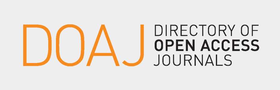 Directory of Open Access Journals logo in orange, black and grey